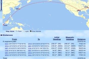 Overview of my Indonesia flight run